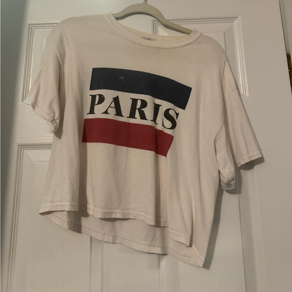 brandy melville “paris” basic tee